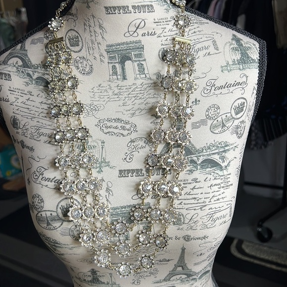 Layered Bohemian Bronze Statement Necklace - Picture 3 of 9